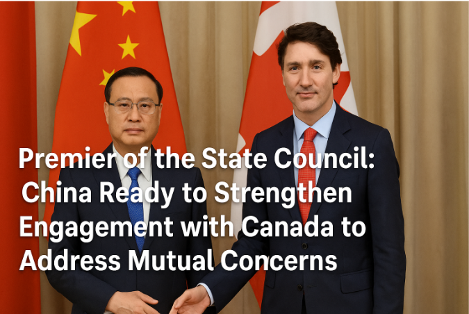 Premier of the State Council: China Ready to Strengthen Engagement with Canada to Address Mutual Concerns